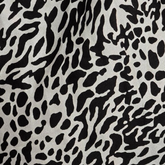 NWOT OSCAR DE LA RENTA ( S ) Pink Label Animal Print Short Ruffle Sleeves - Picture 2 of 7